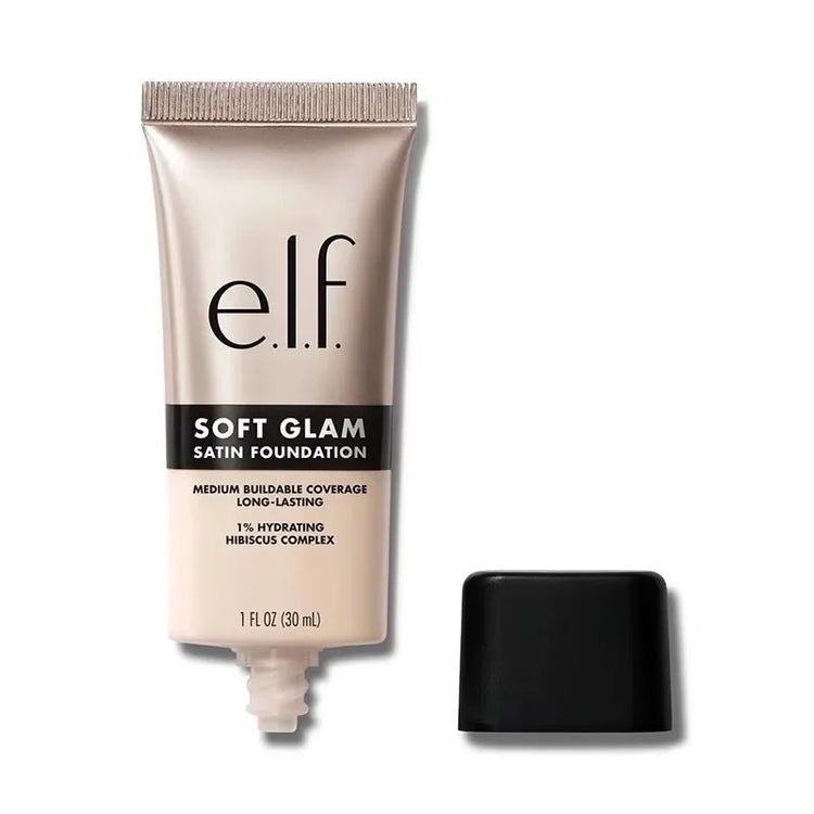 Elf Halo Glow Liquid Filter Waterproof Concealer Foundation Full Coverage for Acne Scars Uneven Skin Tone Long-Lasting Makeup
