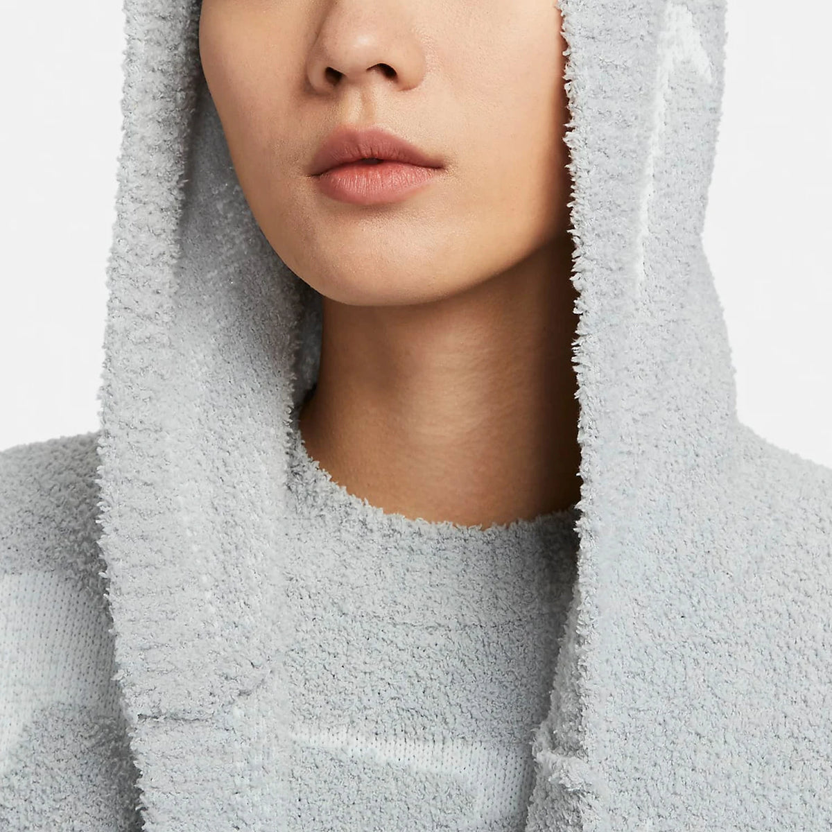 Nike genuine spring new women's loose knit long hooded jacket FD4283-077