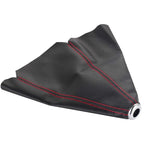 16mm Universal Car Gear Shift Collars Pu Leather Car Shift Collar Automatic Car Manual Shift Lever Knob Shift Boot Cover Legging