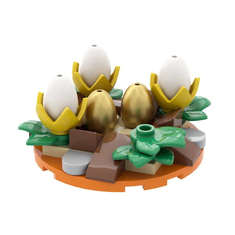 Jurassic Dinosaur Nest Baby Building Blocks Toys Collection Souvenir Gift Birthday Jurassic Rex Raptor