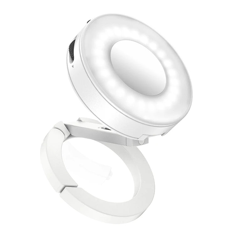 Ulanzi ML05 MagLock Fill Light 2500-9000K Dual-Sided Magnetic Phone Grip Ring-Shaped Soft Light for Food Review Vlog Studio Shot