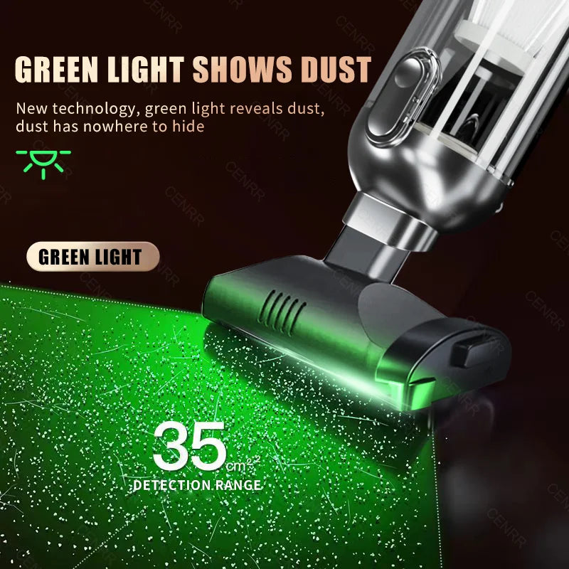 CENRR 998000PA Car Vacuum Cleaner Mini Cordless Powerful Wireless Car Cleaner HandHeld Portable Vacuum Cleaner Home Appliance