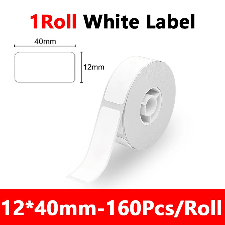 Marklife P15 Mini Portable Label Printer Smart Pocket Printer Thermal Adhesive Sticker Labeling Machine OT 3PK Label Paper NoInk