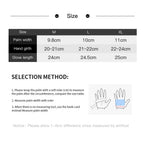 Windproof Warm Touch Screen Anti-slip Cycling Gloves Men Autumn Winter Splashproof Motorcycle Outdoor Sports Black Gloves