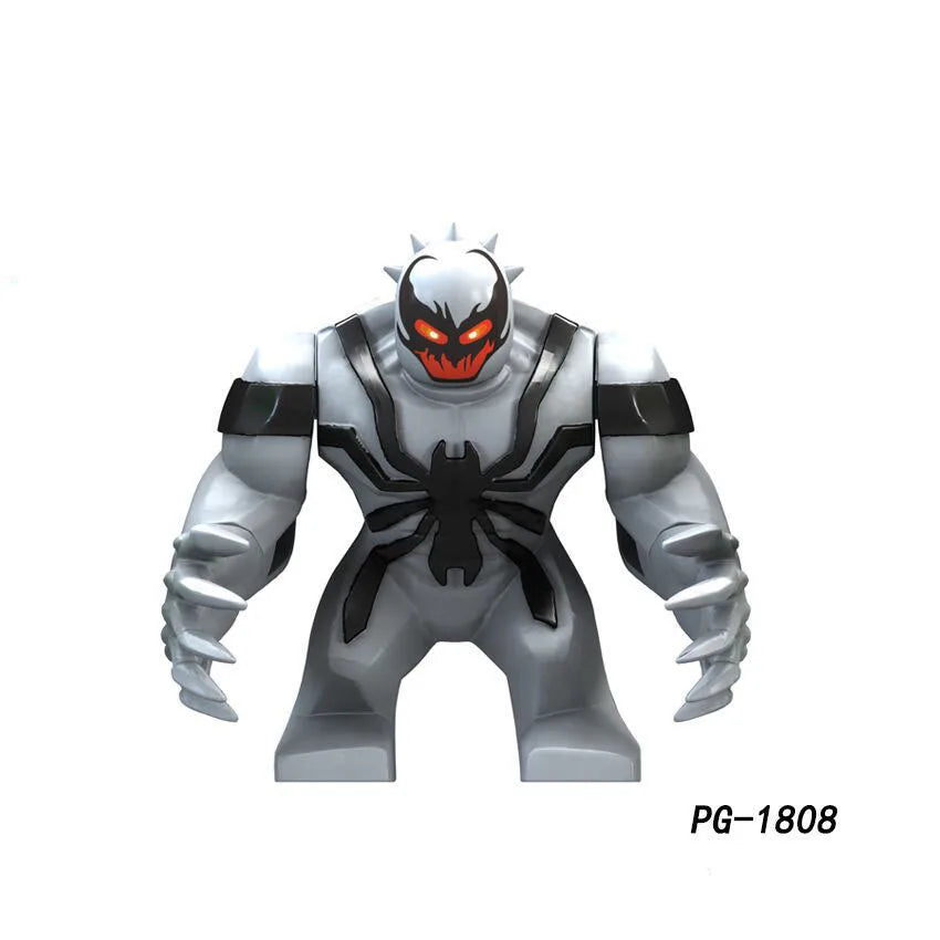 8cm Superhero Building Blocks Avengers Character Venom Model Character Set Building Blocks Toy Boys and Girls Birthday Gifts