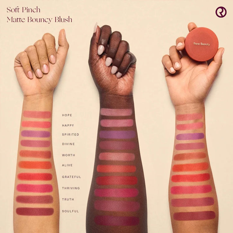 Rare Beauty Mashed Potatoes Blusher Long Lasting Liquid Blush with A Buildable Result Lipstick Highlighter Easy To Apply Color