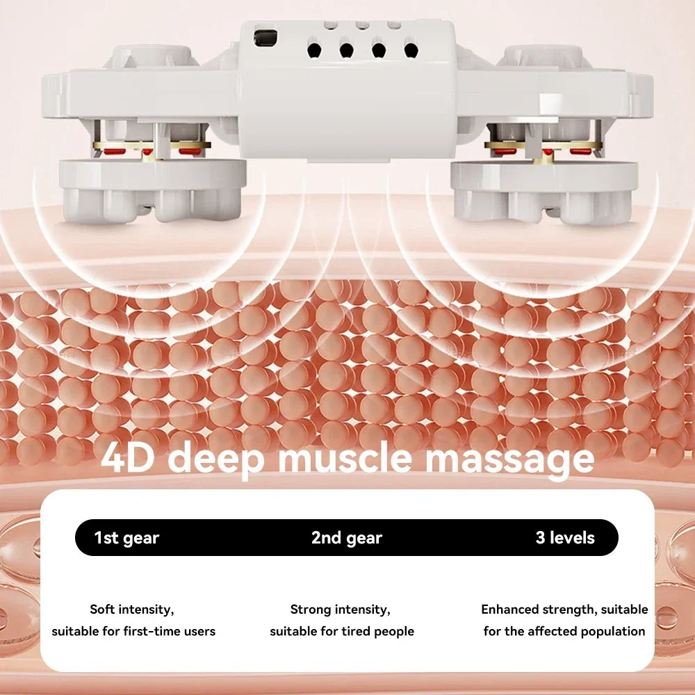 Compact Foot Massage Roller Machine Thermal Heating Rolling Massage Relieve Plantar Pain Fatigue Foot Care Massager