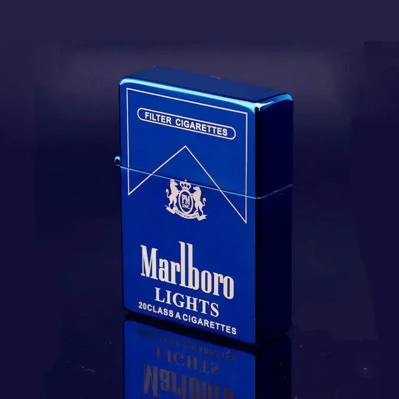 Marlboro Grinding Wheel Lighter, White Paint Green Label Red Label, Multi-color Selection, Men's Gift Wholesale