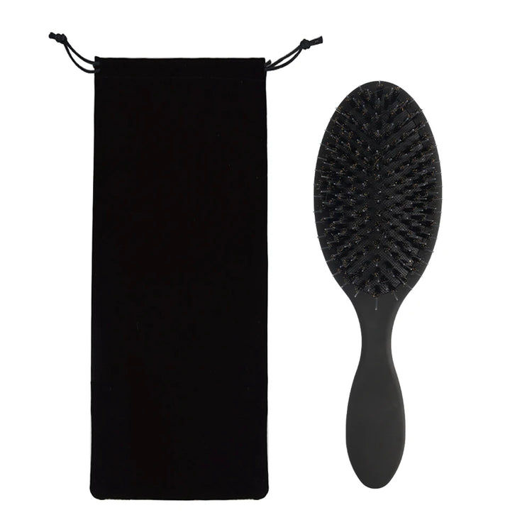 ARLANY Matte Boar Bristle Hair Brush Kit Nylon Teeth Hair Extension Brush Women Cushion Brush Hair Styling Smoothing Detangling