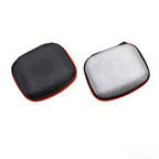 Earphone Storage Bag Square Headset Box Indoor Outdoor Travelling Earphones Storaging Case Accessories with Zipper