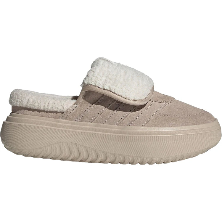 Adidas genuine GRAND COURT Women's Insulated Thick Sole Wear-Resistant Fleece Shoes JS4997
