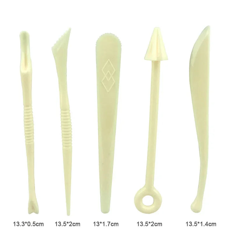 Kids DIY Play Dough Art Craft Toys 3D Plasticine Model Tools Accessories Clay Cutter Molds Creative Set For Boys Girls Children