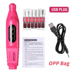Electric Nail Drill Machine Set Pedicure Grinding Equipment Mill For Manicure Professional Strong Nail Polishing Tool