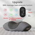 Electric Neck Massager Pillow Cervical Stretcher Heating Vibration Massage Back Traction Orthopedic Sleeping Pillows Support