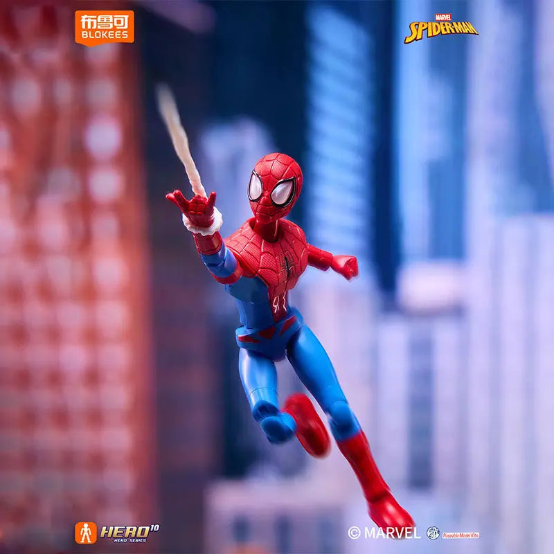 BLOKEES Marvel Building Block Heroes Stars Edition 5th Assembled Anime Cartoon Toy Model Desktop Ornaments Children Holiday Gift
