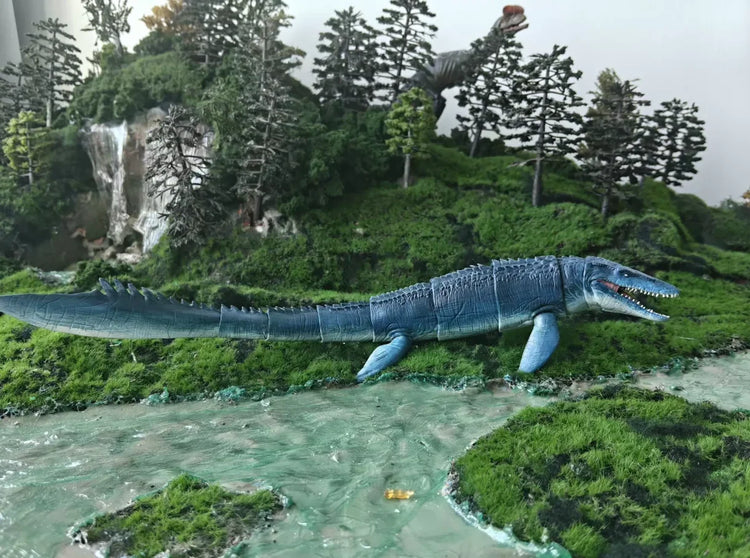 Jurassic Dinosaur Mosasaurus 1/64 34CM 13.4-inch 3D resin printing Action Figures Toy Gift Collection【Delivery within 20 days】