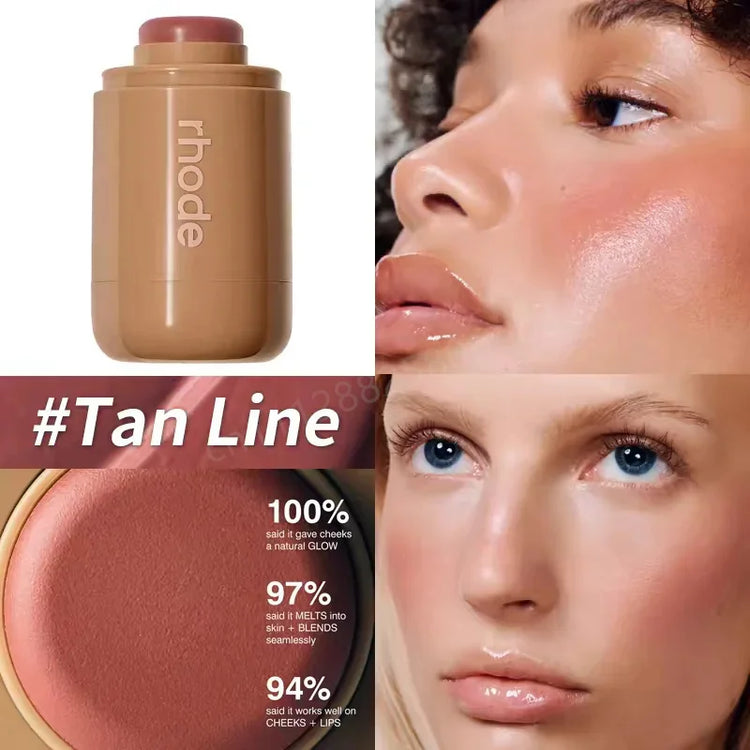 Skin Pocket Bronzer Stick Cream Contour Bronzing Balm Buildable Natural Warm Blush Shade Waterproof Long Lasting Face Makeup