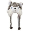 Fashionable Children's Winter Hat Plush Tiger Head Design Scarf Neck Protection Halloween Performance Cap Kids Warm Cozy Hat
