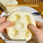 Taba Squishy  Cheese Cube Stress Ball Shapeable Squeeze Ball Non Rebound Sensory Fidget Toys for Kids and Adults Relaxing Gifts