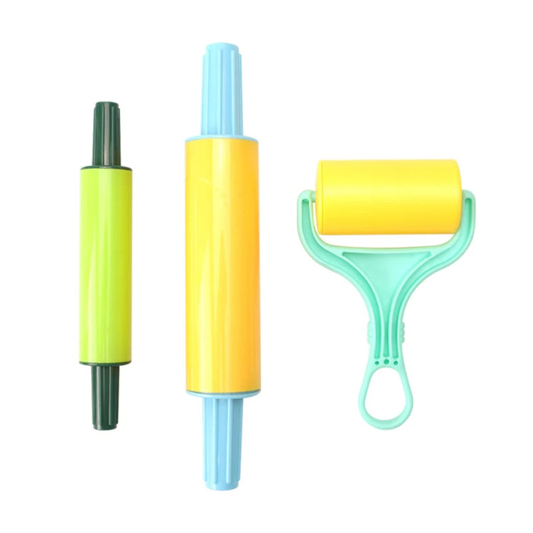 Children DIY Plasticine Mold Modeling Clay Accessories Playdough Tool Kit Plastic Set Knife Mold Kids Educational Toys Gifts