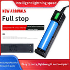 18650 Battery Charger 1/2/4 Slots Dual 18650 Charging 3.7V  Rechargeable Lithium Battery USB Charger For 16340 14500 18650