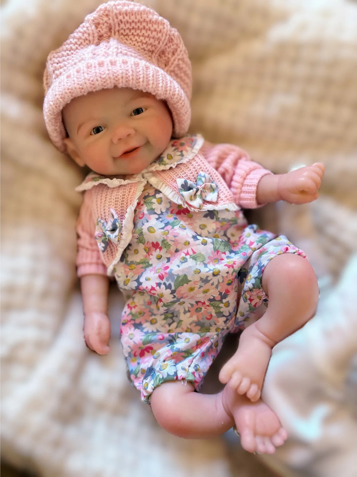 13Inch Bebe Reborn De Silicona Handmade Silicone Reborn Baby Doll Vivienne For Birthday Gifts