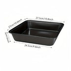 Carbon Steel Nonstick Roasting Pan Rectangular Baking Tray Loaf Toast Bread Cake Bakeware DIY Pastry Pan Dish Kitchen Utensils
