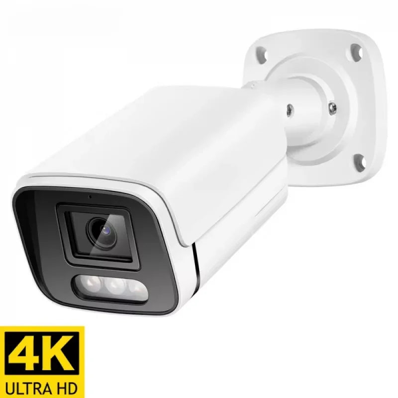 2026 NEW 4K 8MP 4MP IP Camera Outdoor Metal Bullet CCTV Home Security Camera with Audio AHD H.265 Onvif Color Night Vision
