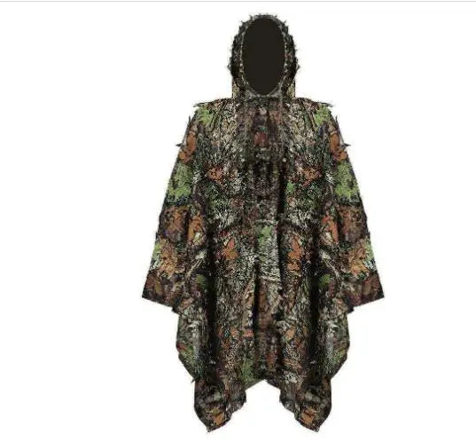 Men Women Kids Outdoor Ghillie Suit Camouflage Clothes Jungle Suit CS Training Leav