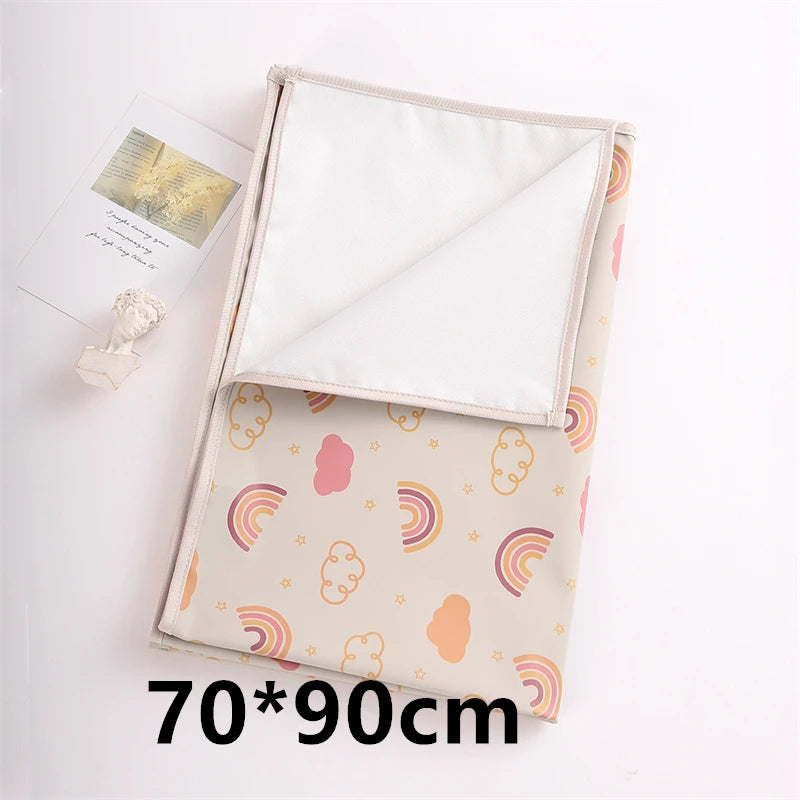 Big Sizes Infant Baby Changing Mat Cover Diaper Mattress Bed Changing Blanket PU Waterproof Soft Easy Clean Picnic Mat