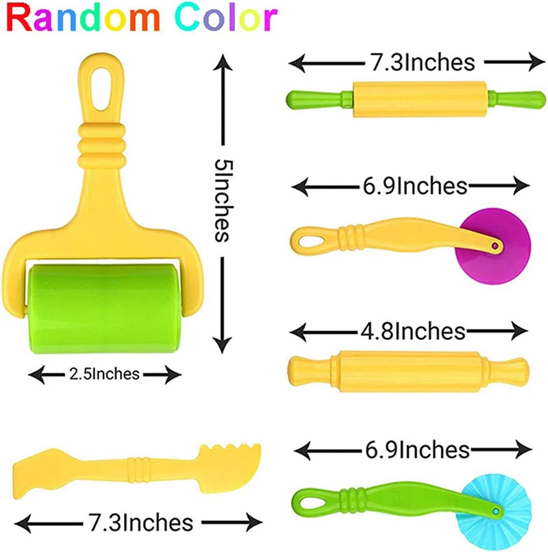 Playdough Tools Play Dough Set For Kids Letters Numbers Symbols Cutter Roller Alphabet Playdough Stamps Clay Accessories DIY Toy