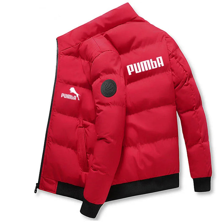 Men's Warm Fleece Coat with No Collar, Short Style, Thick and Fashionable Korean-style Windbreaker, Suitable for Autumn and Wint