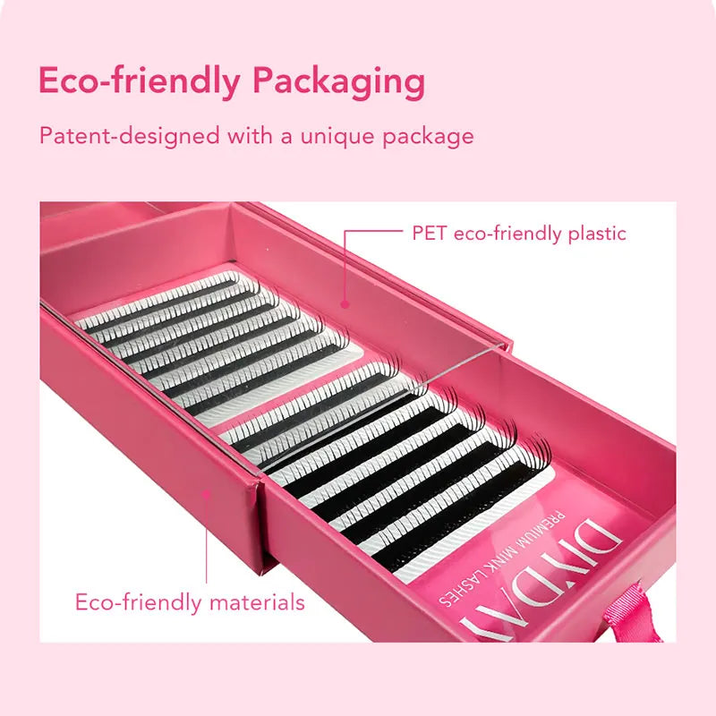 DIYDAY 5D Fairy Eyelash Extensions Spikes Wet Lashes Cluster Premade Fans 5D Flora Mink False Eyelashes for Makeup