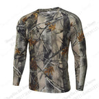 Mens Real Tree Fishing Hunting Tactics Camouflage 3d Print T-shirt Men Women Fashion Outdoor Sports Camo Tops Tees Mens Clothing