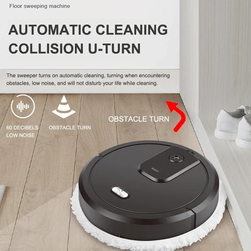 NEW Smart Sweeping and Mop Robot Vacuum Cleaner Dry and Wet Mopping Rechargeable Robot Home Appliance with Humidifying Spray