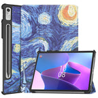 For Lenovo tab P12 12.7 2023 Case Magnetic Tri-Folding PU Leather Stand Tablet Cover for Xiaoxin Pad Pro 12.7 12 7 inch TB371FC