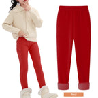 SheeCute Girls Winter Warm Pants Kids Fleece Lined Leggings for 3-11 Years SCW7101