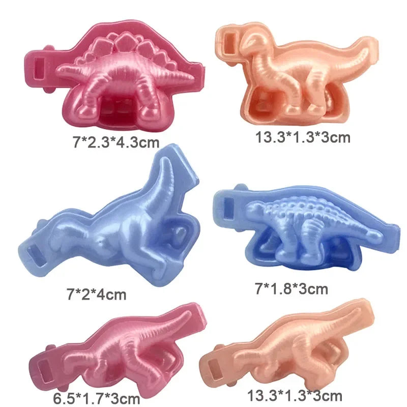 Kids DIY Play Dough Art Craft Toys 3D Plasticine Model Tools Accessories Clay Cutter Molds Creative Set For Boys Girls Children