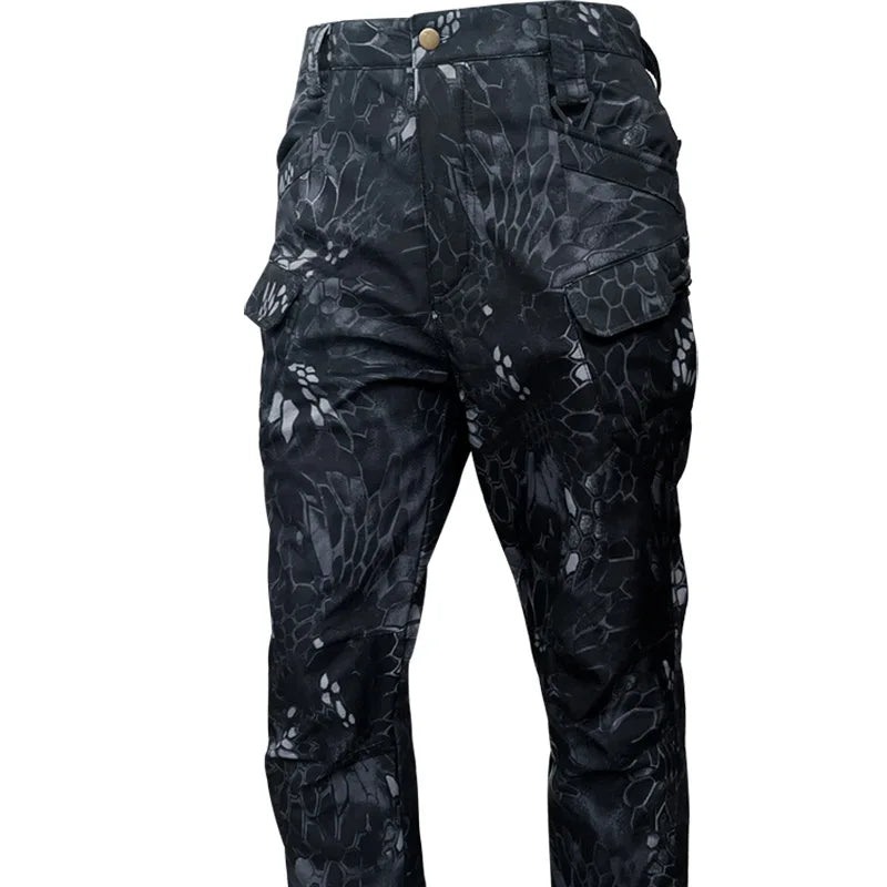 Men's-Slim-Fit-Tactical-Work-Pants-with-Multiple-Pockets,-Windproof-and-Waterproof,-Suitable-for-Winter-Outdoor-Hiking-Pants