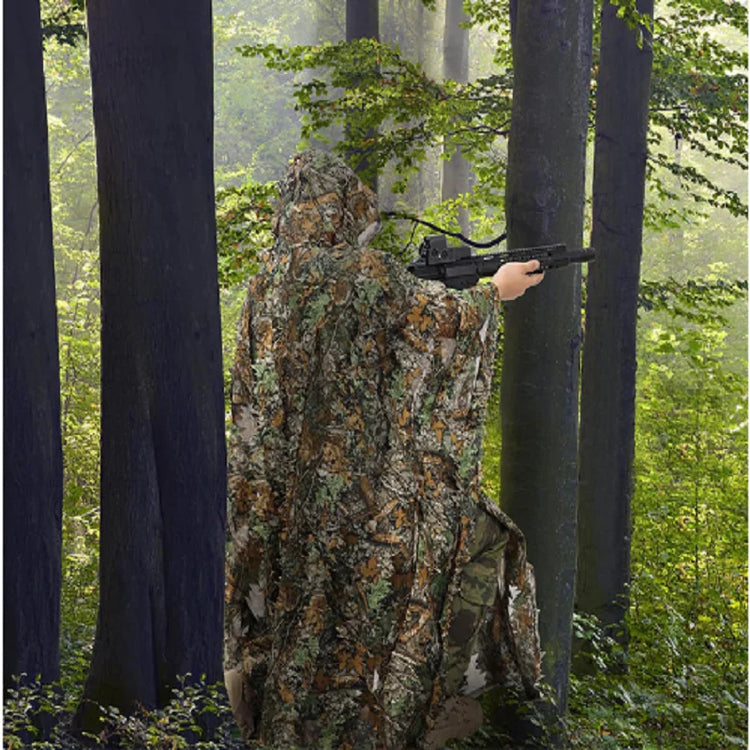 Men Women Kids Outdoor Ghillie Suit Camouflage Clothes Jungle Suit CS Training Leav