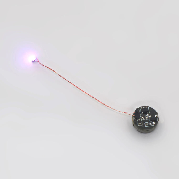 Wired 5cm Magnetic Control Lamp Led Magnetron Light Model +magnet + Battery Diy Car Toys Lighting Diorama Materials Gunda Robots