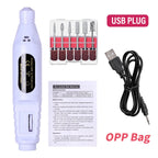 Electric Nail Drill Machine Set Pedicure Grinding Equipment Mill For Manicure Professional Strong Nail Polishing Tool