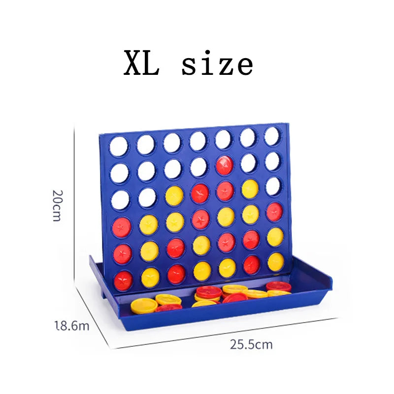 Foldable Connect 4 In A Line Board Game Classic Party Chess Family Toy Early Educational Puzzle Children Thinking Training Gifts
