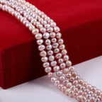 Natural Freshwater Non Nuclear Pearl Isolation Near Round Bead For Jewelry Making DIY Bracelet Necklace Sexy Shopping Accessorie