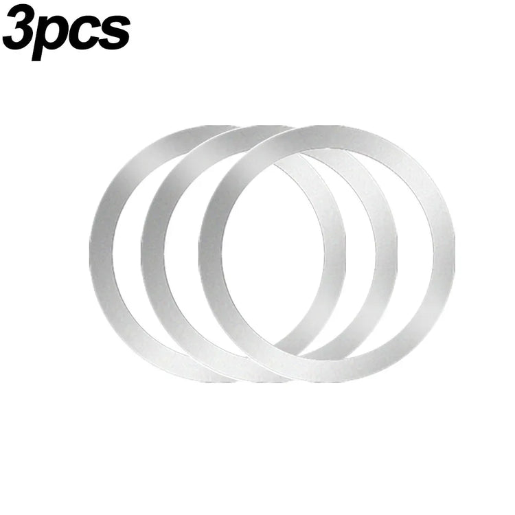2024 Stainless Steel Universal Magnetic Metal Plate Ring For Magsafe Wireless Charger Iron Sheet Sticker Magnet Car Phone Holder