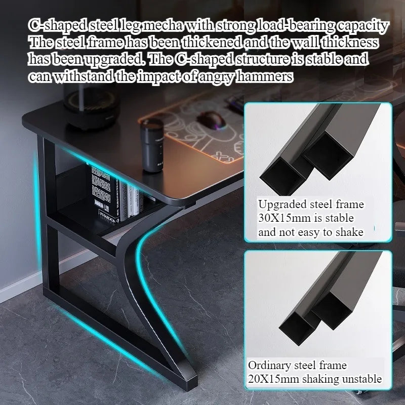 Multifunctional e-sports computer table Home game table Live table Student study table Simple modern desk