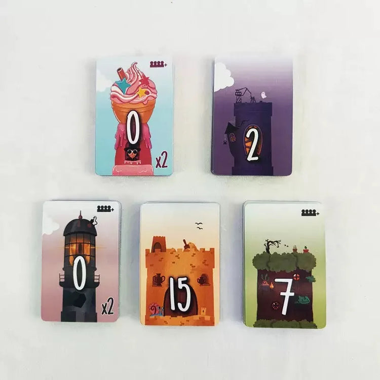 5 Towers Abstract Strategy Stacking Tower Puzzle Board Game Leisure gathering Chinese-English version