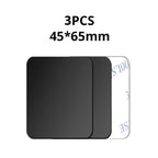5PCS Car Phone Holder Metal Plate Magnetic Holder Round Square Sticker iron Sheet for Mobile Tablet Magnet Disk Desk Car Stand