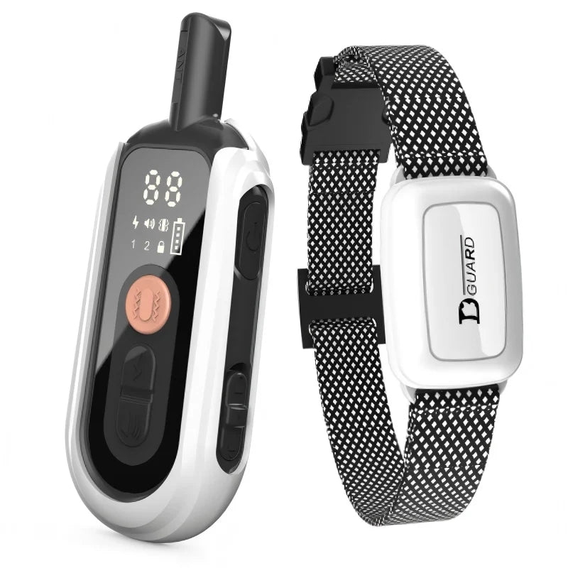 Electric Dog Training Collar Waterproof Dog Bark Collar Pet With Remote Control Rechargeable Anti Barking Device All Size Dogs