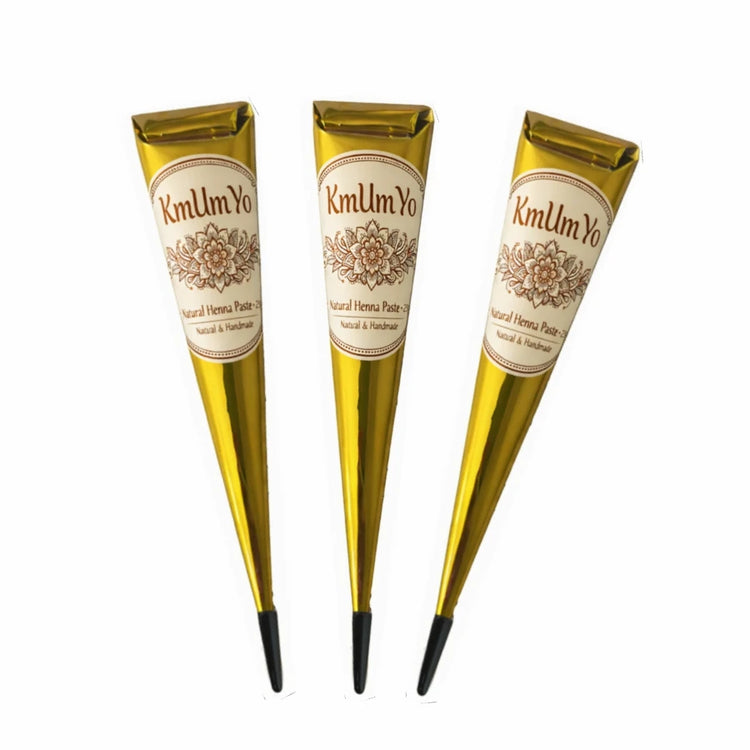 1/3pcs Henna Cone, Brown, Black, Red, Temporary Henna Tattoo, Semi-Permanent Henna Art,Mehendi Art